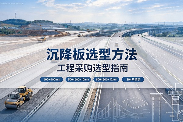 乌审旗沉降板选择方法