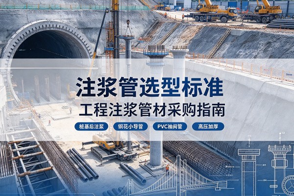 乌审旗注浆管选型标准