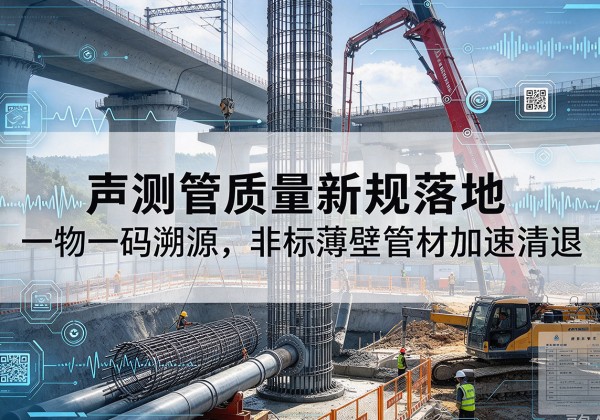 乌审旗声测管质量新规落地，一物一码溯源，非标薄壁管材加速清退