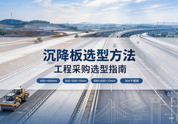 乌审旗沉降板选择方法